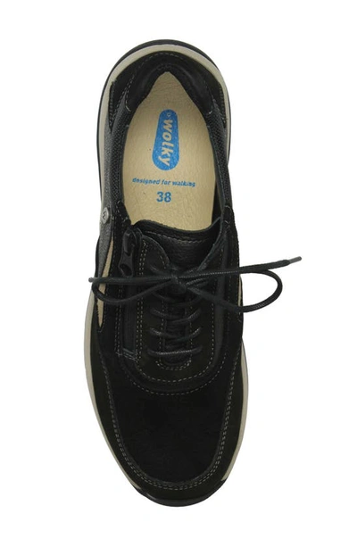 Shop Wolky Cupar Waterproof Sneaker In Black