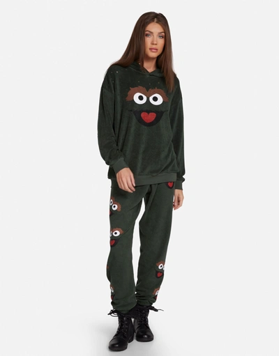 Lauren Moshi Tanzy Oscar The Grouch In Dark Ivy