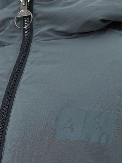 Shop Armani Exchange Elegant Reversible Quilted Jacket In Men's Grey/yellow