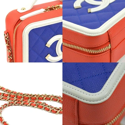 Pre-owned Chanel Vanity Multicolour Leather Shopper Bag ()