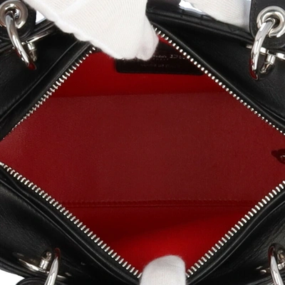Shop Dior Lady  Black Leather Shopper Bag ()