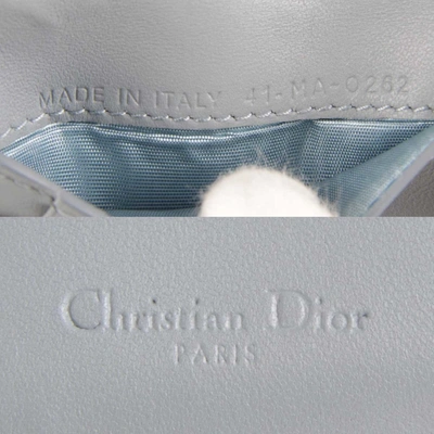 Shop Dior Lady  Blue Leather Wallet  ()