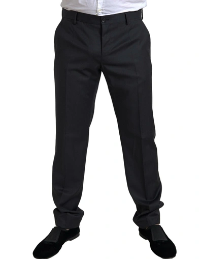 Shop Dolce & Gabbana Elegant Black Two-piece Slim Fit Men's Suit