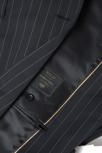 Shop Dolce & Gabbana Sicilian Elegance Slim Fit Men's Blazer In Black