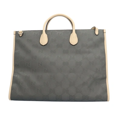 Shop Gucci Off The Grid Blue Synthetic Tote Bag ()