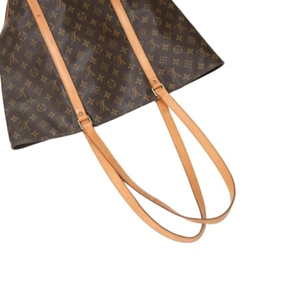 Pre-owned Louis Vuitton Babylone Brown Canvas Tote Bag ()