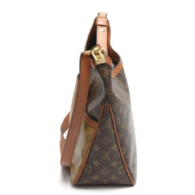 Pre-owned Louis Vuitton Dauphine Mm Brown Canvas Shopper Bag ()