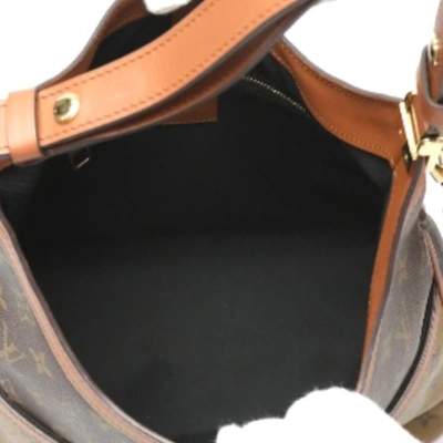 Pre-owned Louis Vuitton Dauphine Mm Brown Canvas Shopper Bag ()