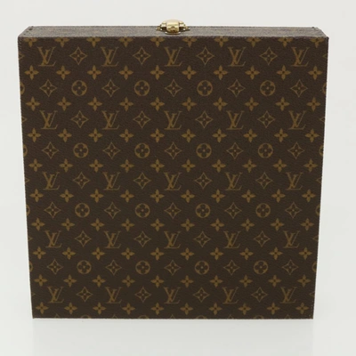 Pre-owned Louis Vuitton Jewelry Case Brown Canvas Briefcase Bag ()