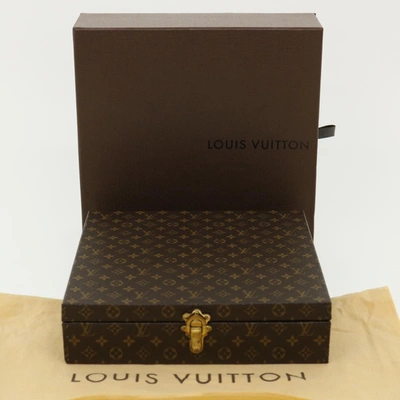 Pre-owned Louis Vuitton Jewelry Case Brown Canvas Briefcase Bag ()