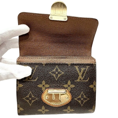 Pre-owned Louis Vuitton Joy Brown Canvas Wallet  ()