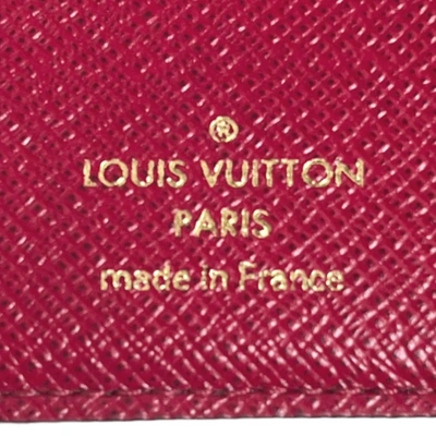 Pre-owned Louis Vuitton Juliette Pink Canvas Wallet  ()