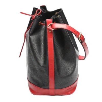 Pre-owned Louis Vuitton Noe Black Leather Shopper Bag ()