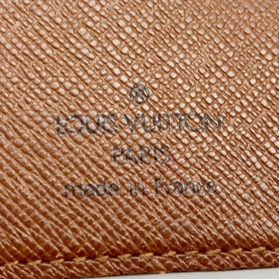Pre-owned Louis Vuitton Porte Papier Brown Canvas Wallet  ()