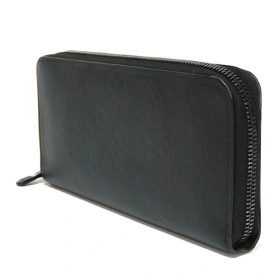 Pre-owned Louis Vuitton Portefeuille Zippy Black Leather Wallet  ()