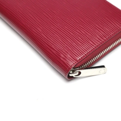 Pre-owned Louis Vuitton Portefeuille Zippy Burgundy Leather Wallet  ()