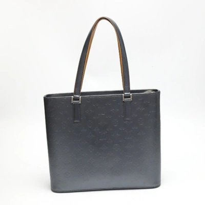 Pre-owned Louis Vuitton Wildwood Blue Canvas Tote Bag ()