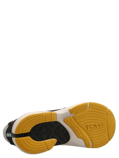Shop Fendi 'faster Trainer' Sneakers In Multicolor