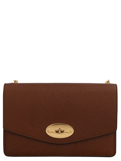 Shop Mulberry Darley Shoulder Bags Brown