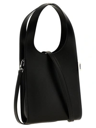 Shop Coperni Micro Swipe Tote Bag Crossbody Bags Black