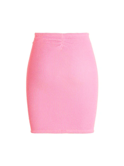 Shop Hunza G Miniskirt Skirts Pink