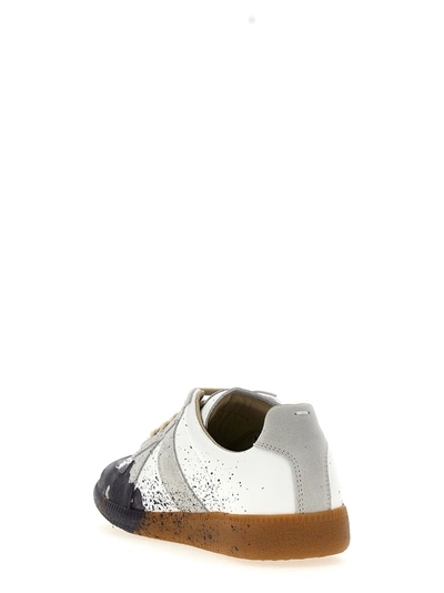 Shop Maison Margiela Paint Replica Sneakers White