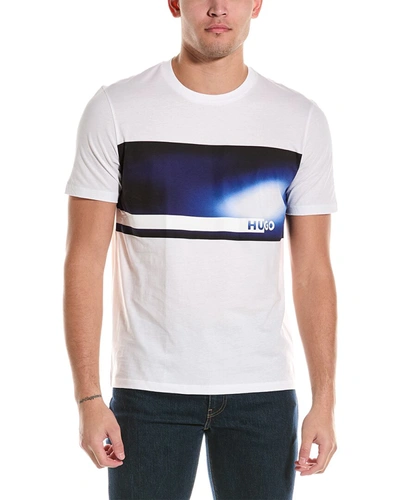 Shop Hugo Boss Hugo  T-shirt In White