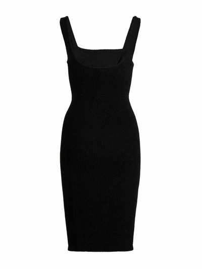 Hunza G Crinkled Terry Tank Mini Dress
