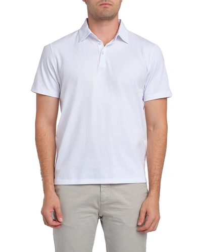 Shop Zachary Prell Polo Shirt In White