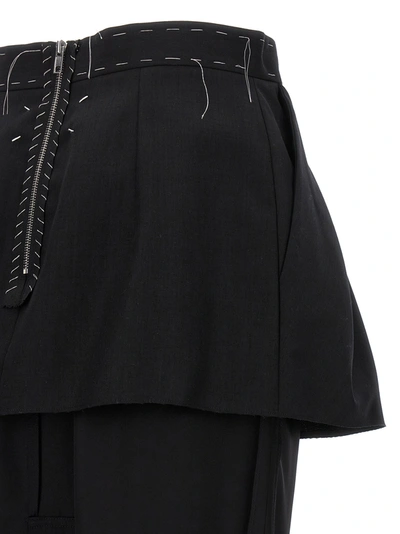 Shop Maison Margiela Work In Progress Skirts Black