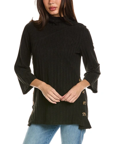 Shop Rain Tunic Sweater In Black