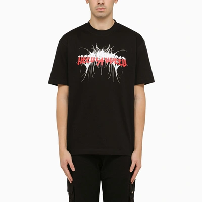 Shop 44 Label Group | Speed Demon Print Black Crew-neck T-shirt