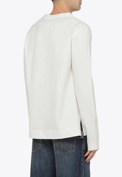 Jil Sander Basic Long-sleeved T-shirt In White