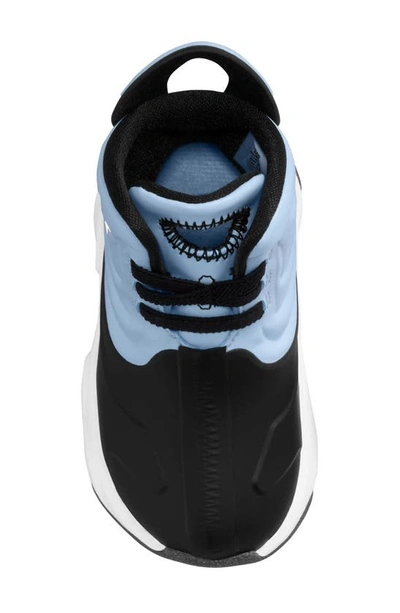 Shop Jordan Drip 23 Rain Boot In Black/ Sail/ Ice Blue/ White