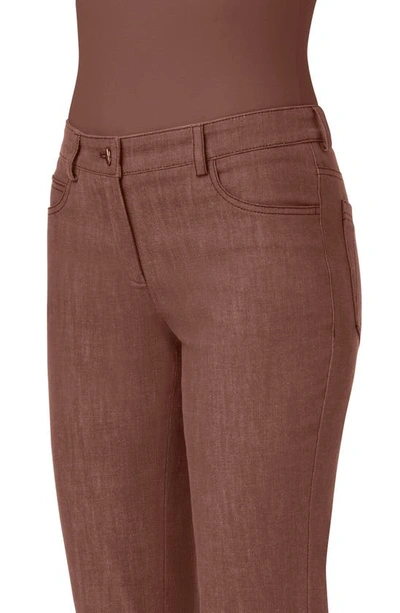 Shop Akris Magda Straight Leg Jeans In Vicuna