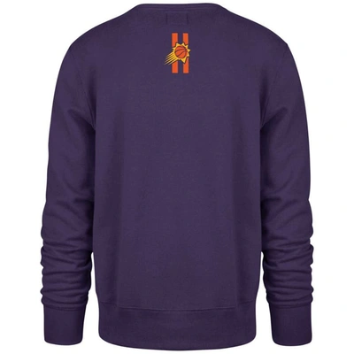 Shop 47 ' Purple Phoenix Suns 2023/24 City Edition Postgame Headline Crew Pullover Sweatshirt