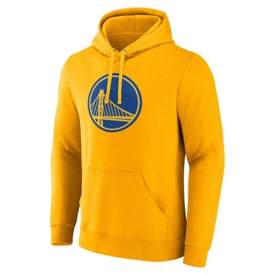 Shop Fanatics Branded  Gold Golden State Warriors Primary Logo Pullover Hoodie