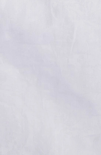 Versace Barocco Cotton Poplin Crop Shirt In Optical White