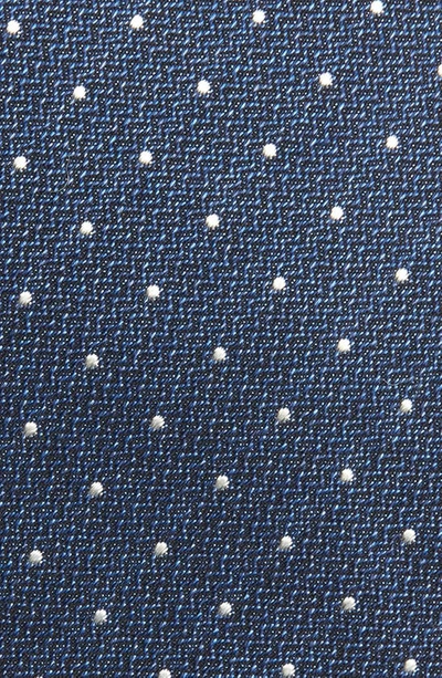 Jack Victor Pin Dot Tie In Palace Blue