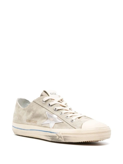 Shop Golden Goose Sneakers In Taupe/silver