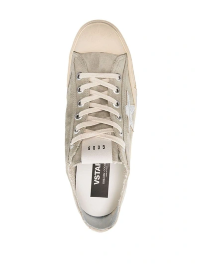 Shop Golden Goose Sneakers In Taupe/silver