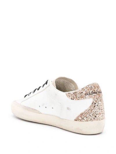 Shop Golden Goose Sneakers In White/seedpearl/black/gold