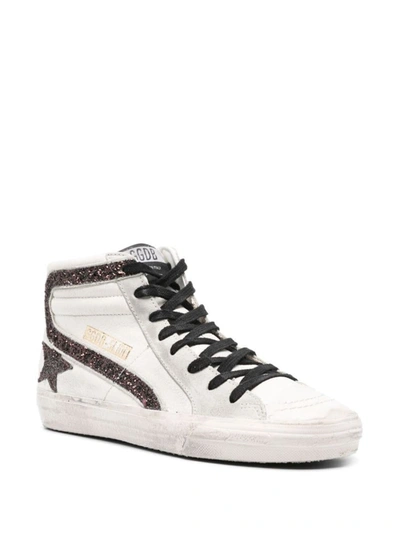 Shop Golden Goose Sneakers In White/brown/black