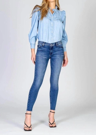 Shop Black Orchid Noah Ankle Fray Jeans In Try Again In Multi