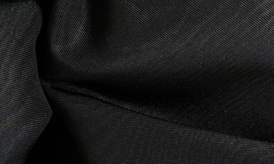 Shop River Island Taffeta Ruffle One-shoulder Top In Black