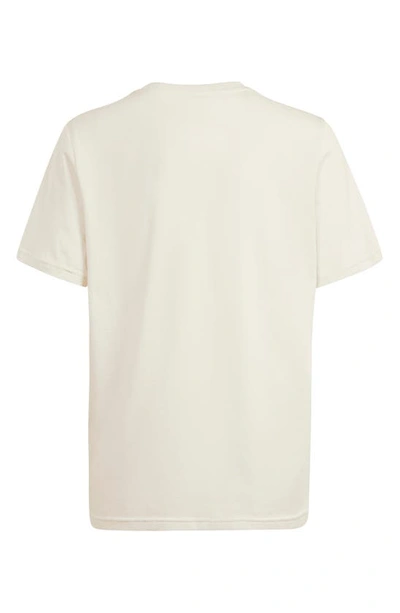 Shop Adidas Originals Kids' Summer Logo Graphic T-shirt In Wonder White