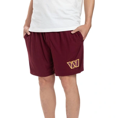 Shop Concepts Sport Burgundy Washington Commanders Gauge Jam Two-pack Shorts Set
