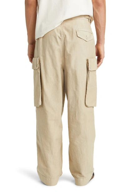 Shop Elwood Baggy Cargo Pants In Fossil