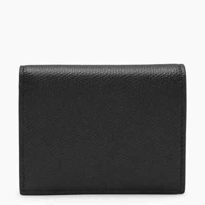 Shop Valentino Garavani Black Leather Wallet Women