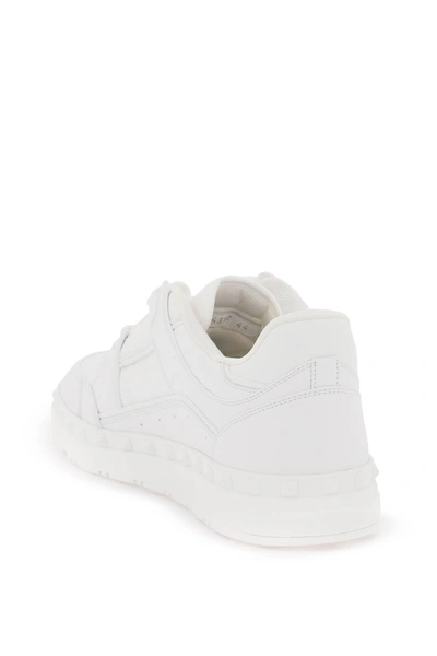 Shop Valentino Garavani Freedots Low-top Sneakers Men In White